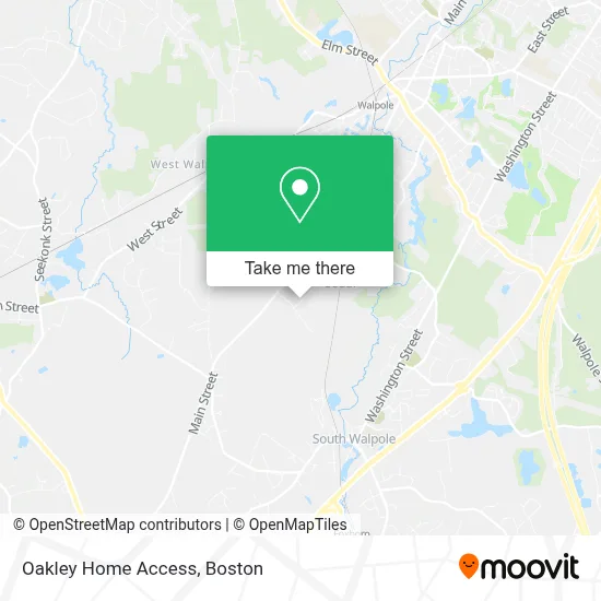 Oakley Home Access map