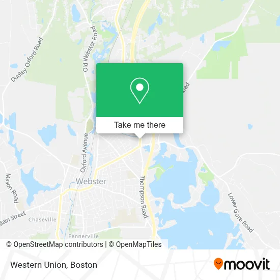 Western Union map