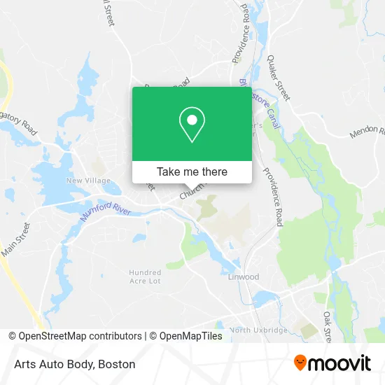 Arts Auto Body map