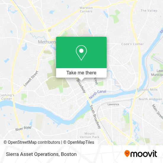 Sierra Asset Operations map