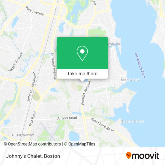 Johnny's Chalet map