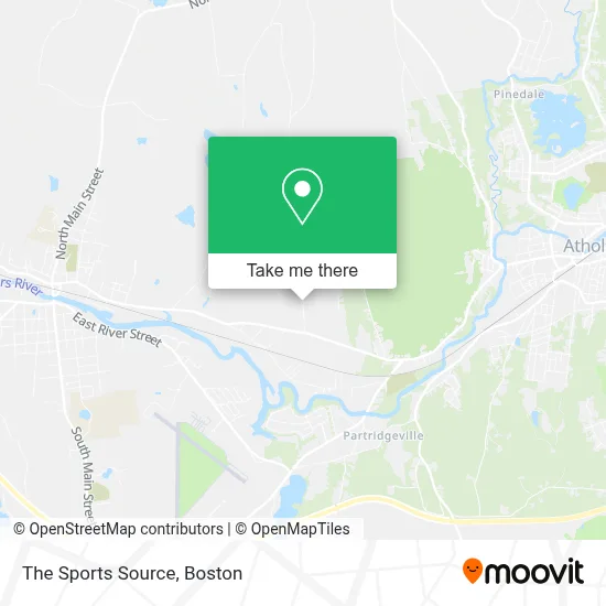 The Sports Source map
