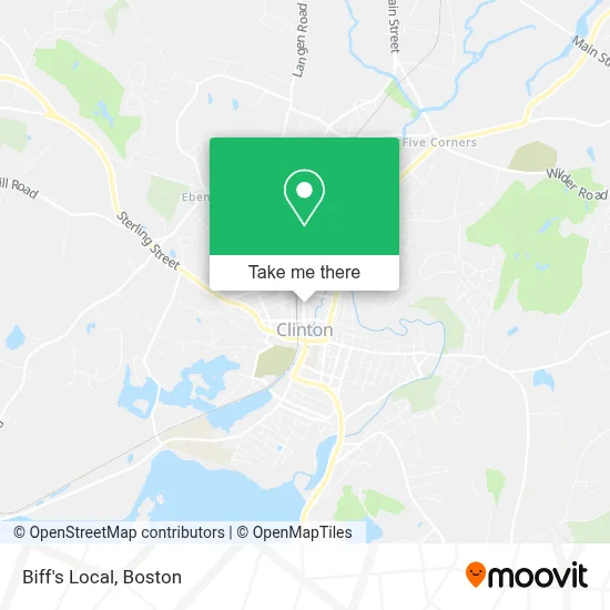 Biff's Local map