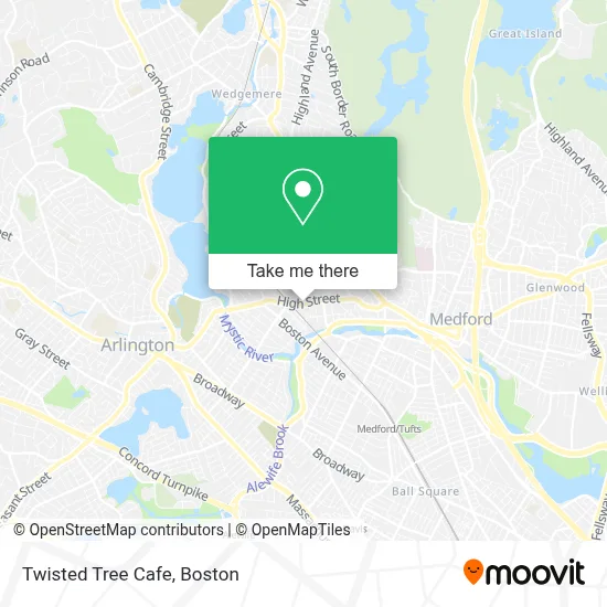 Twisted Tree Cafe map