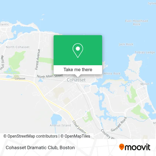 Cohasset Dramatic Club map