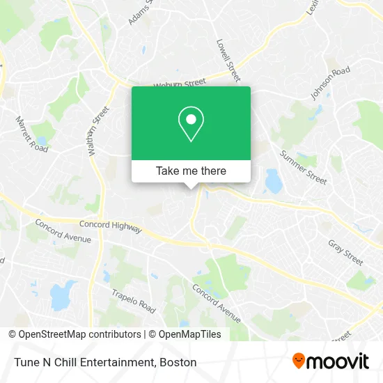 Tune N Chill Entertainment map