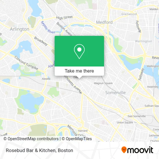 Rosebud Bar & Kitchen map