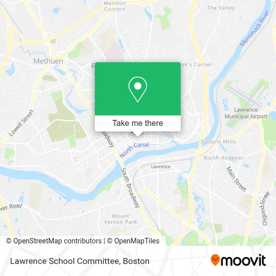 Lawrence School Committee map
