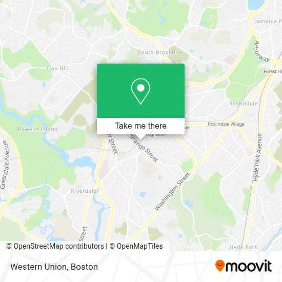 Western Union map