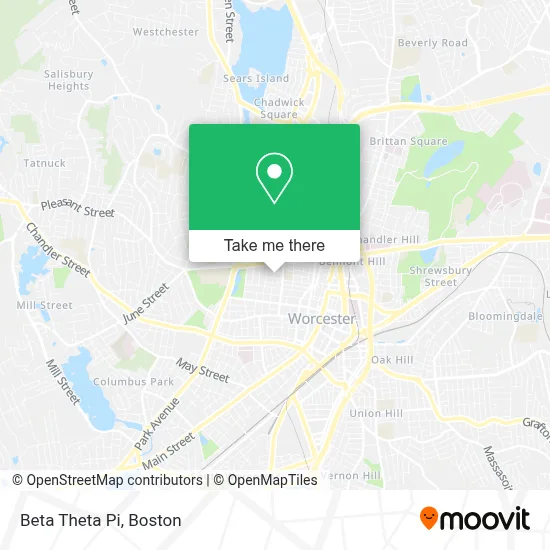 Beta Theta Pi map