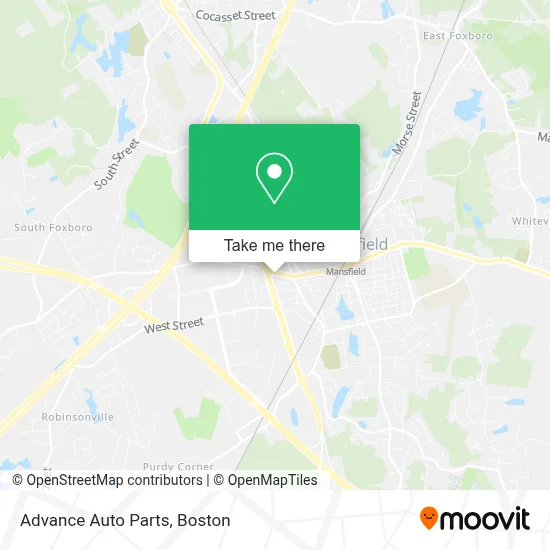 Advance Auto Parts map