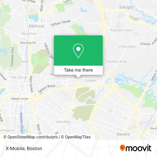 X-Mobile map