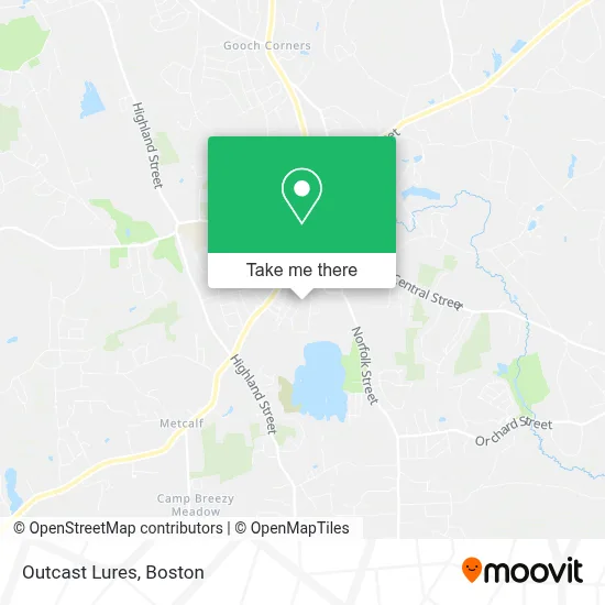 Outcast Lures map