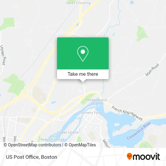 Us Post Office map