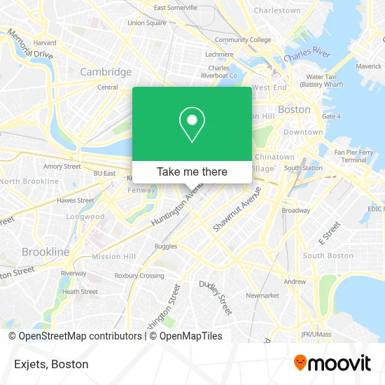 Exjets map