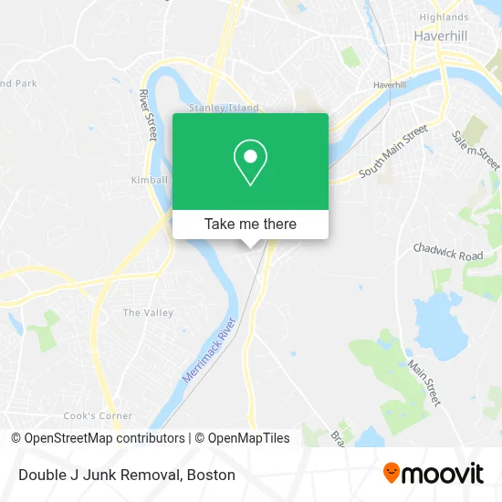 Double J Junk Removal map