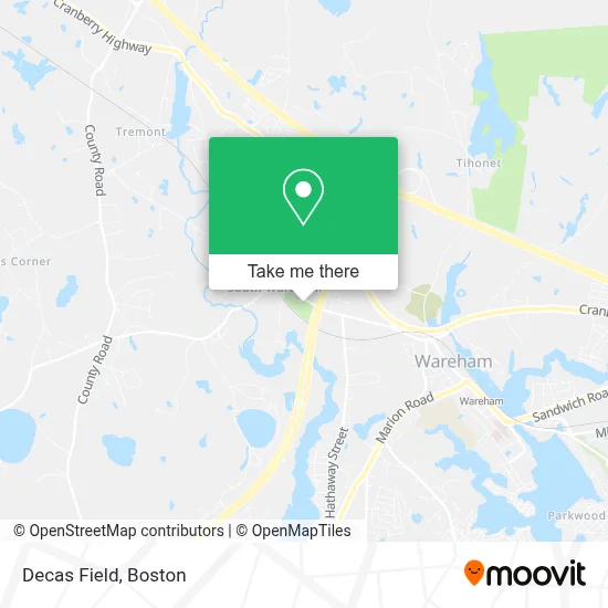 Decas Field map