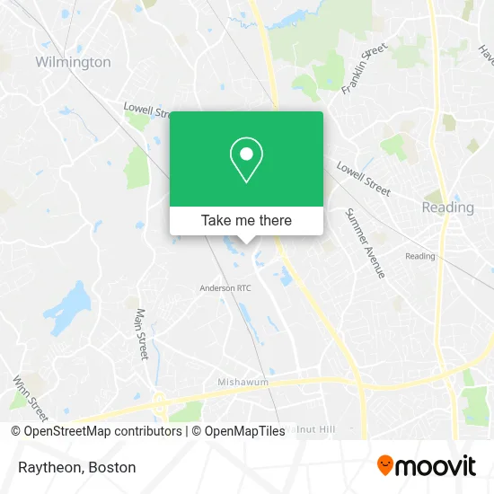 Raytheon map