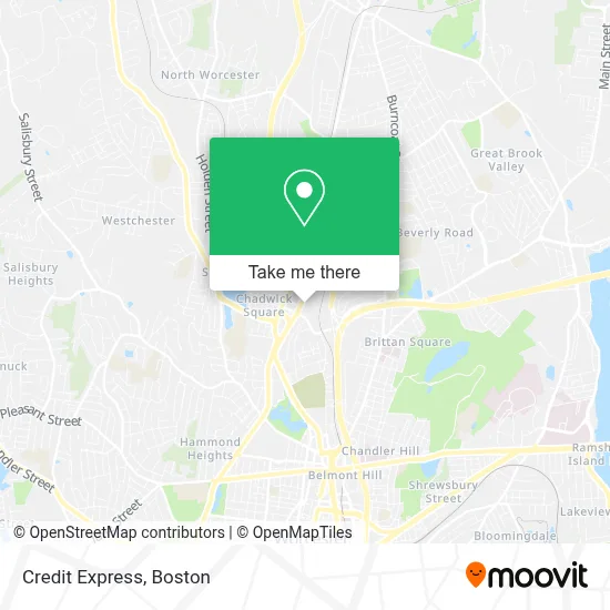 Credit Express map