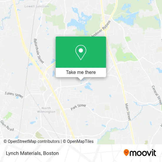 Lynch Materials map