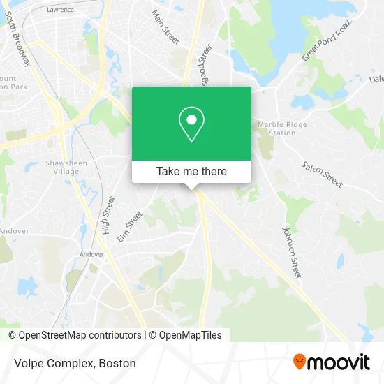 Volpe Complex map