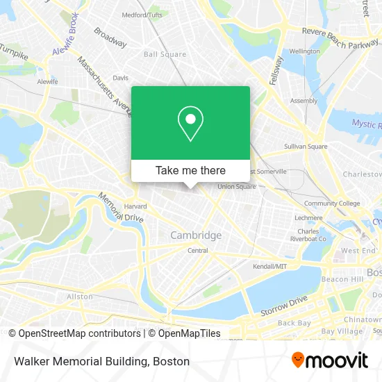 Walker Memorial Building map