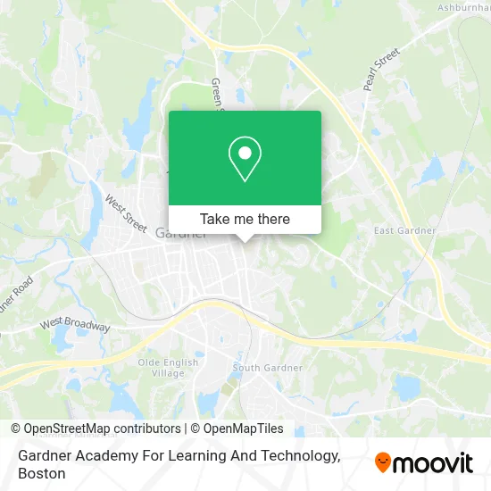 Gardner Academy For Learning And Technology map