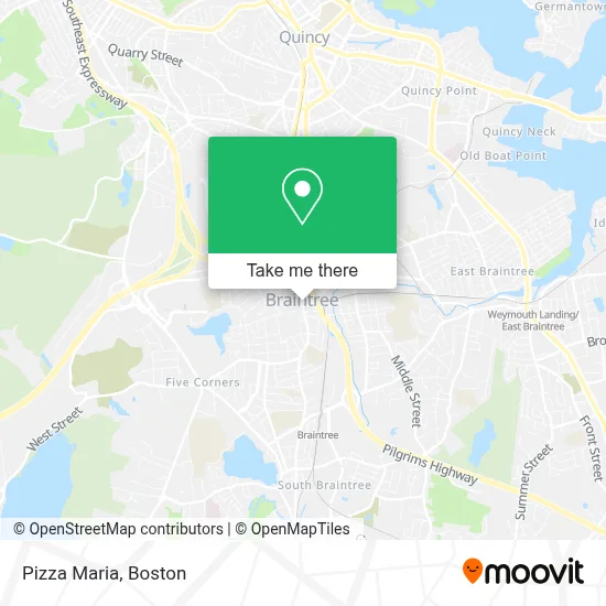 Pizza Maria map