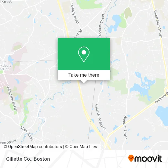 Gillette Co. map
