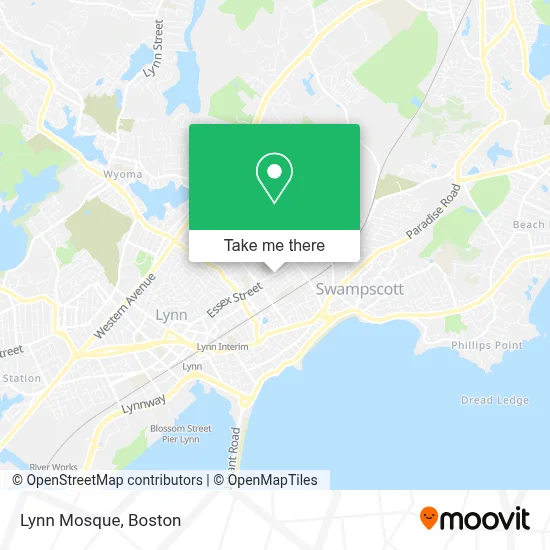 Lynn Mosque map
