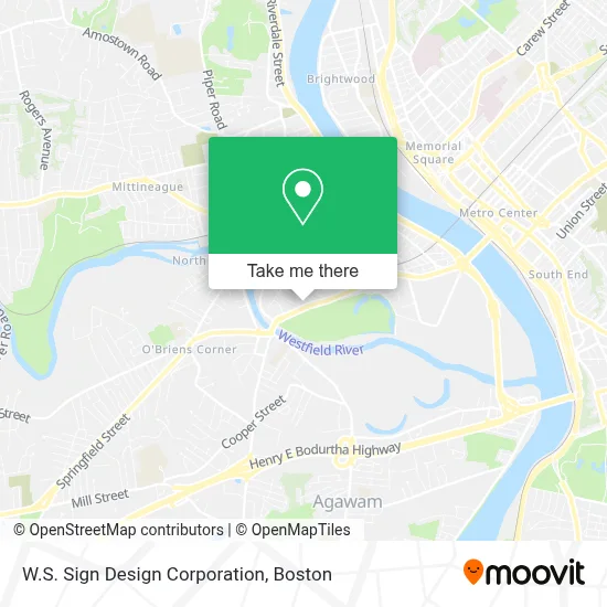 W.S. Sign Design Corporation map