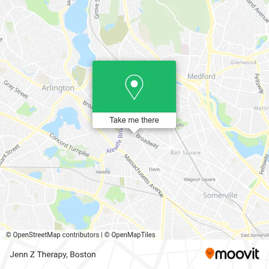 Jenn Z Therapy map