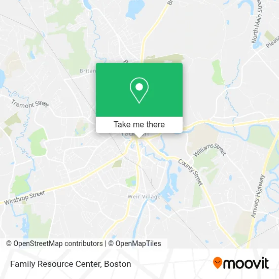 Family Resource Center map