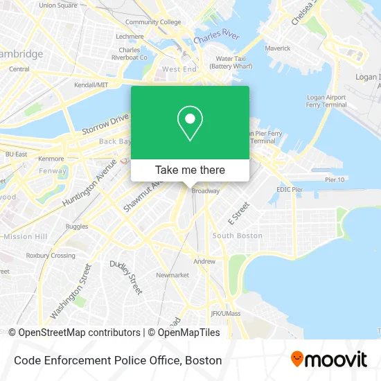 Code Enforcement Police Office map