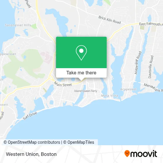 Western Union map
