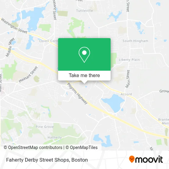 Faherty Derby Street Shops map