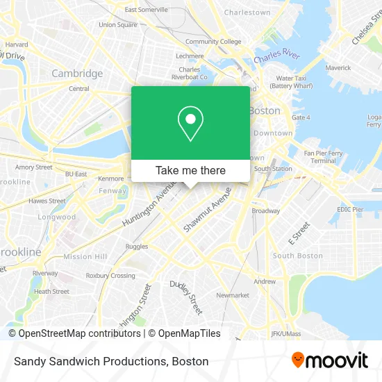 Sandy Sandwich Productions map