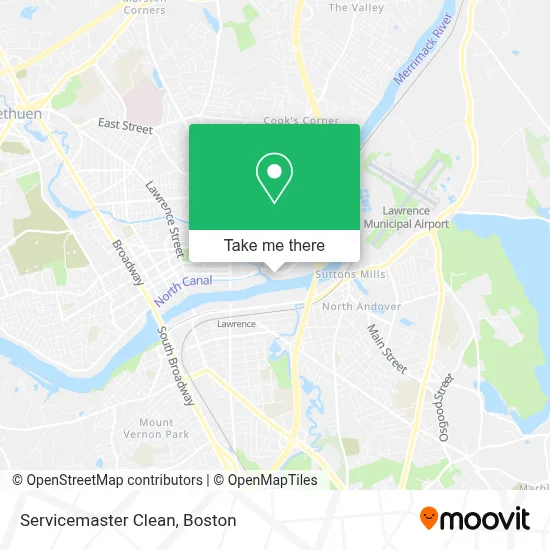 Servicemaster Clean map