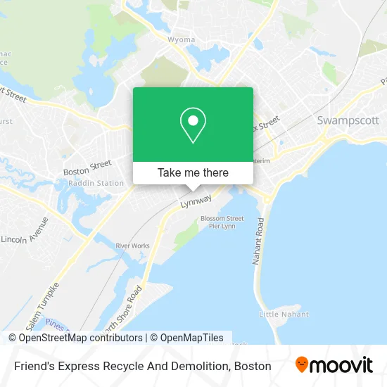 Friend's Express Recycle And Demolition map
