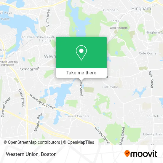 Western Union map