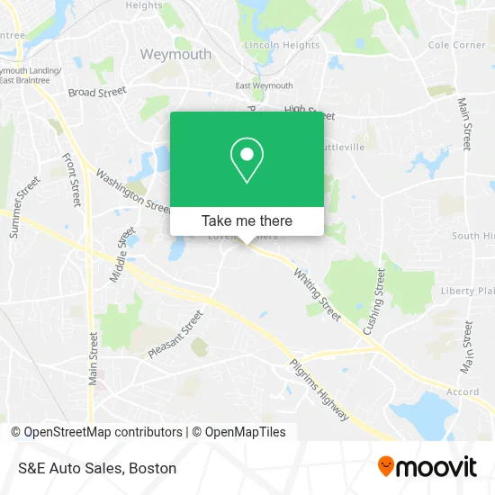 S&E Auto Sales map