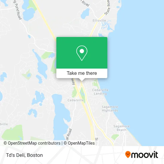 Td's Deli map