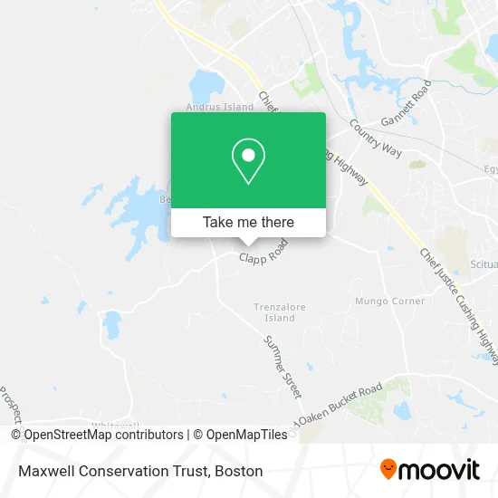 Maxwell Conservation Trust map