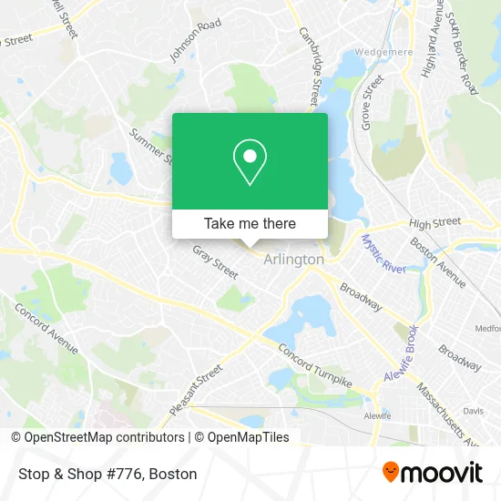 Stop & Shop #776 map