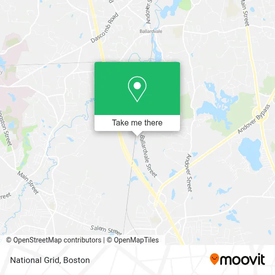 National Grid map