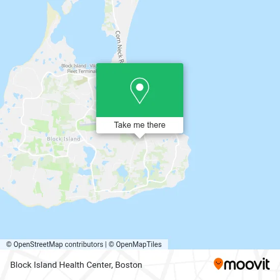 Block Island Health Center map