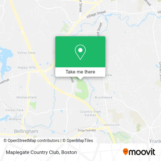 Maplegate Country Club map