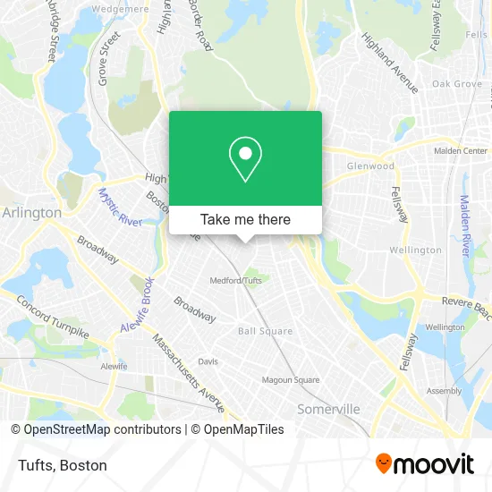 Tufts map