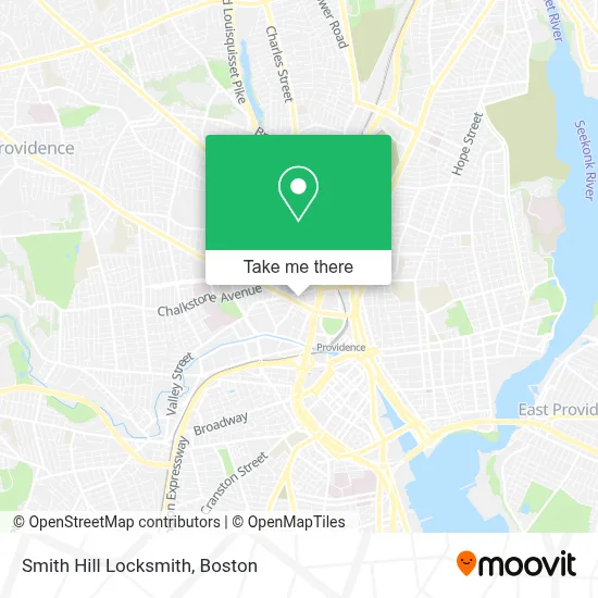 Smith Hill Locksmith map