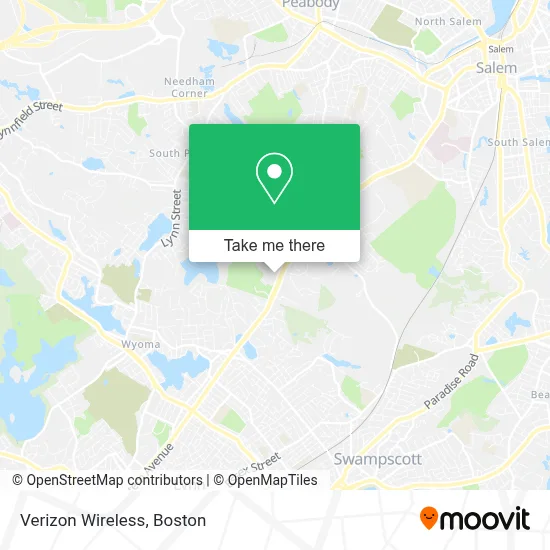 Verizon Wireless map